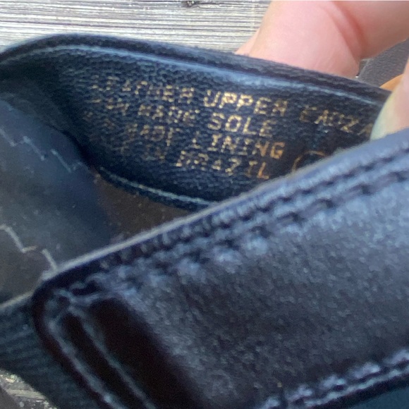 Enzo Angiolini genuine black leather heels size 6 Made in Brazil ankle strap - Picture 13 of 15